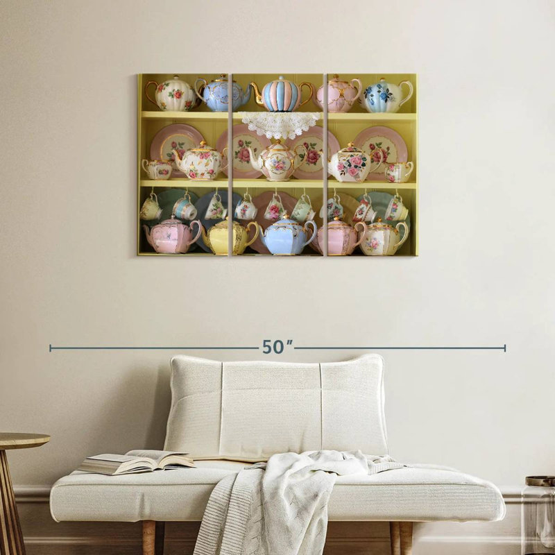 Senne Teaware Collection, 24" H x 38" W