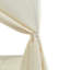 Lit de jour double pour l'extérieur avec rideaux d'intimité et fauteuil inclinable réglable-2030505680