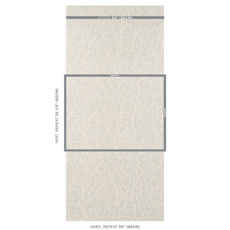 Solandra Vine Sisal Wallpaper, Sky