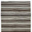 Tapis de couloir anatolien 4,2 x 12,8 pi en laine naturelle beige et brune tissée à plat