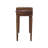 Golden Teak Curved Dressing Table