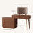 Modern Solid Wood Makeup Vanity Desk  with Light mirror,8 drawers
