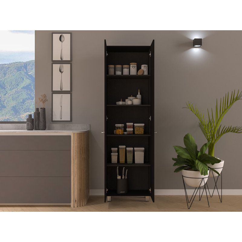 Pensacola 78.7'' Kitchen Pantry, Black