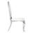 Ieso Stainless Steel Parsons Chair in White