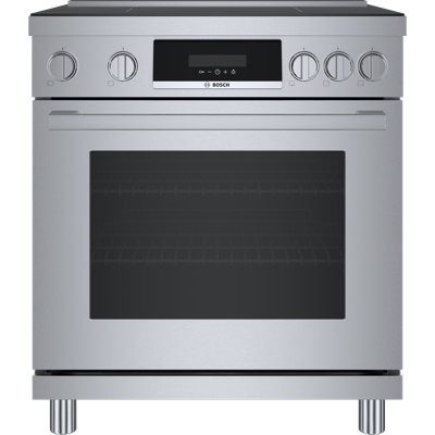 30" Bosch 800 Series Industrial-Style Induction Range