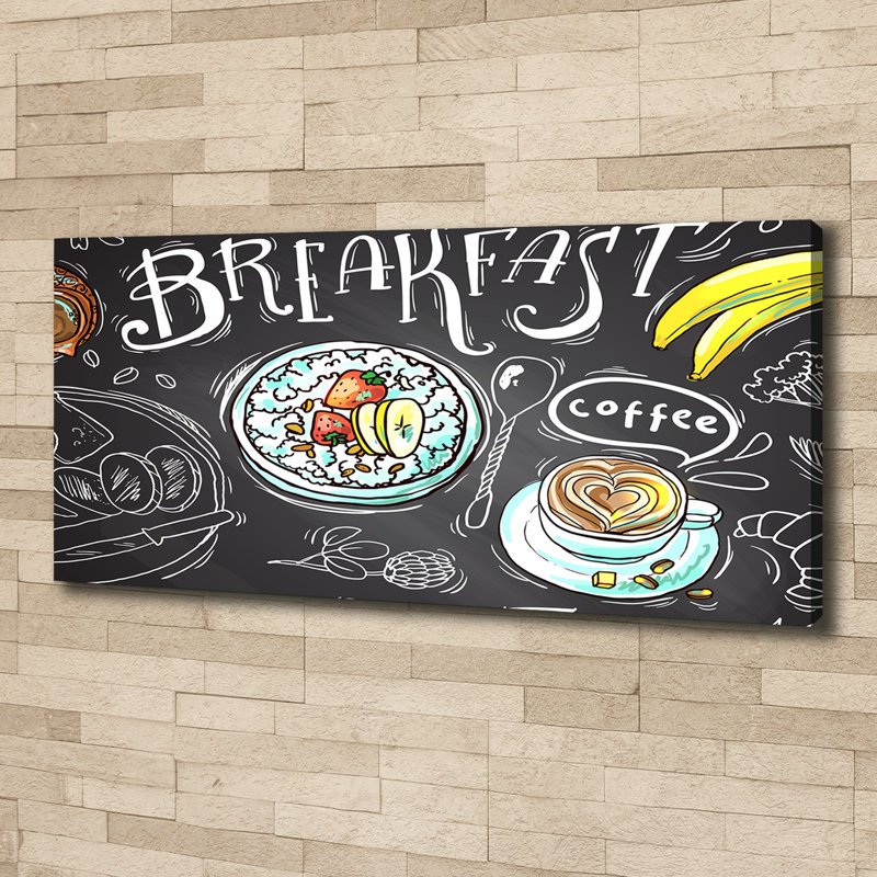 Breakfast - Wrapped Canvas Print