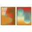 «Bouncing Abstracts», ensemble de décorations murales sur toile encadrées par Art Remedy, cadre en noyer, 24 x 30-1399778437-1399778444