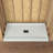 WOODBRIDGE 60"×32" Solid Surface Single Threshold Shower Pan Base in White, Drain Cover Included, Slip-Resistant-121709171