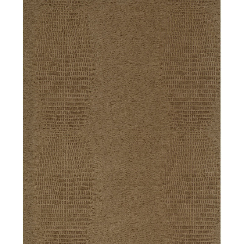 Gharial Light Grey Croc Wallpaper, Brown