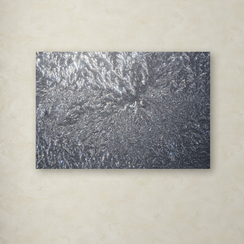 « soleil light frost abstract », reproduction de photo sur toile tendue, H 22 po x l 32 po x P 2 po