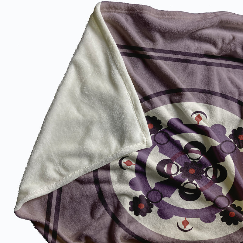 Schuetz Plain Weave / Muslin Throw Blanket, Purple