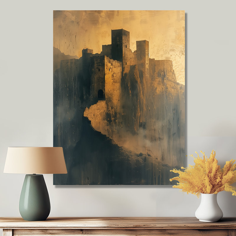 Ancienne citadelle de Babylone II - Fortress, salon d'art mural, Toile tendue, H 40 po x l 30 po x P 1,5 po
