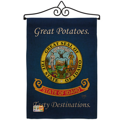 Double Sided 18.5'' H x 13'' W Burlap Garden Flag