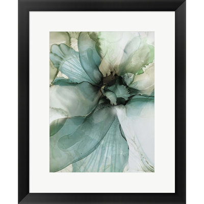 " Sage And Teal Flowers 2 " by Emma Catherine Debs