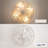 Cissline 20" Indoor White Flush Mount Farmhouse Caged Ceiling Fan with Light Kit and Remote Control for Bedroom/Living Room/Kitchen/Dinning Room-1307729281