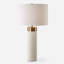 Lampe de table blanche Uttermost Wessex