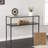 Bladeston Glass-Top Console Table