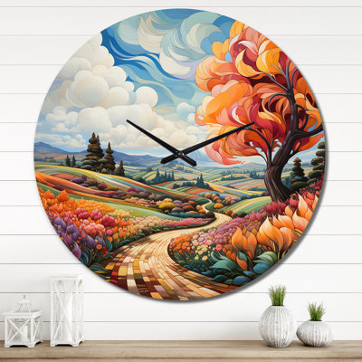 Cyrelle - Horloge murale Paysages