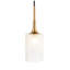 Luminaire suspendu à cylindre simple 1 lumières Shults