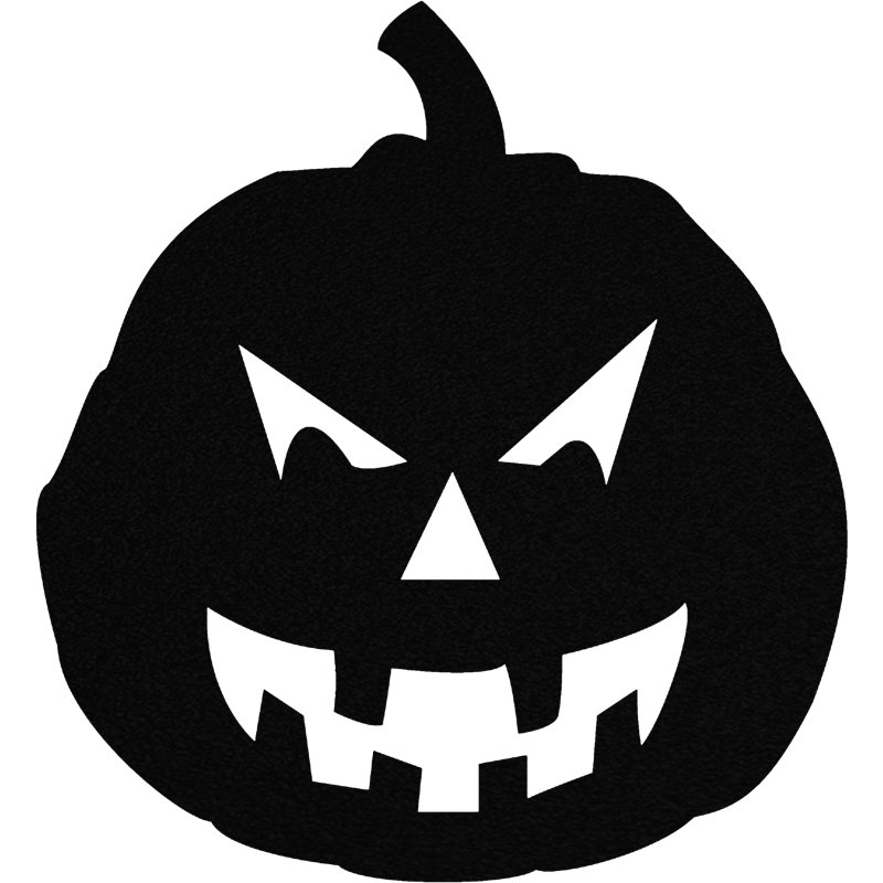 Evil Pumpkin Wall Décor, 14" H x 13" W x 0.06" D