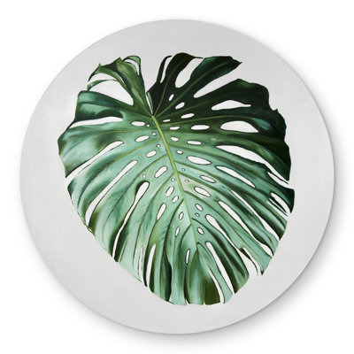 Monstera Leaf Rug - Green Kitchen Outdoor Area Decor