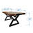 Ozark Mountan Black Walnut Epoxy Coffee Table