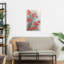 Snowy Red Berries Abstract Contemporary Nature Winter Wall Art Print by Lori Ann Folz - Wrapped Canvas Print-717327788