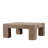 40" Square Ravello Coffee Table Weathered