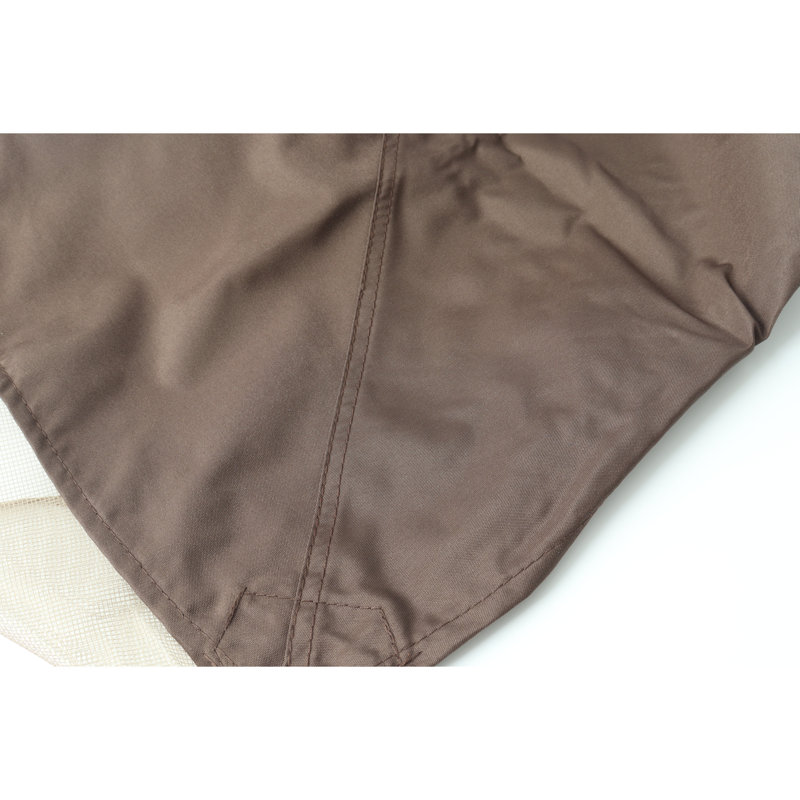 Auvent de remplacement pour abri de jardin 10 x 10 pi - à deux niveaux, protégé, hydrofuge, enveloppant, housse brune, imperméable, serrant