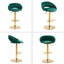Tabouret de bar pivotant Punak-86836666
