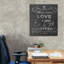  «Love Coffee» par Erin Clark, art mural sur toile, 40 po x 54 po-1762484698