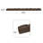 Tierra Verde 48"L Roman Stone Recycled Rubber Garden Border Kit, Earth, 2-Pack