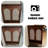 Retro Nut-Brown Solid wood Shoe Storage
