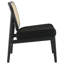 Chaise d'appoint transitionnelle avec siège rembourré et dossier naturel