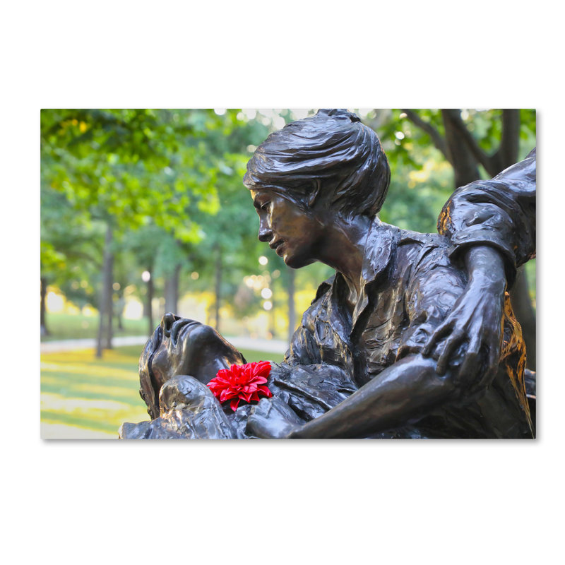 « womens viêt-nam », reproduction de photo sur toile tendue, H 30 po x l 47 po