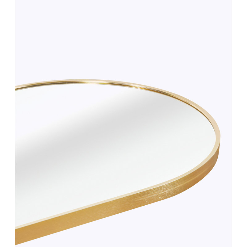 Miroir de salle de bain 63 po x 20 po, Doré