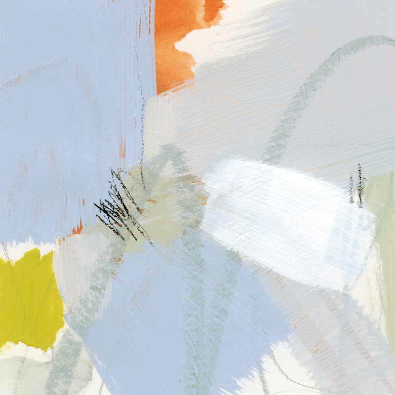 Colourful Crop II by Victoria Barnes - Wrapped Canvas Painting, 30cm H x 30cm W