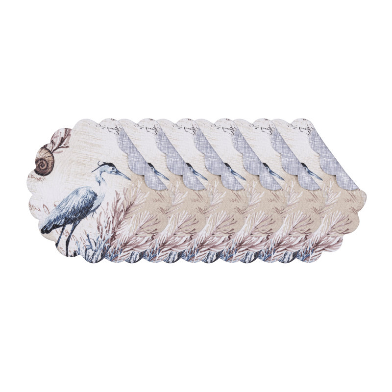 Ensemble de 6 napperons en coton Brunswick Island