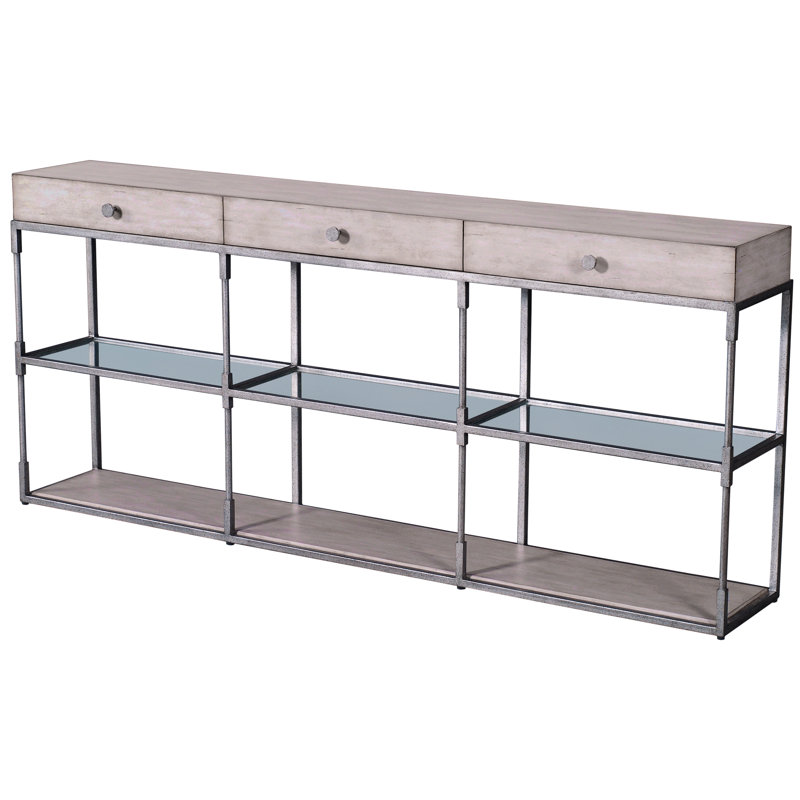 Caribe 75'' W Solid Wood Console Table, Peninsula