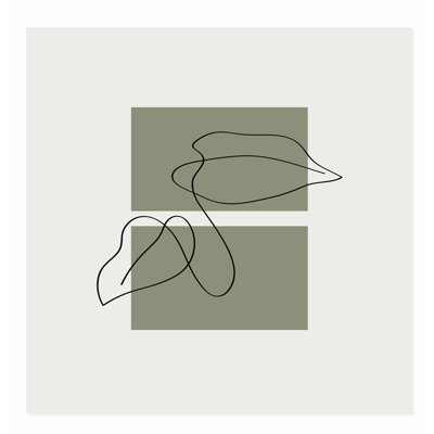 «Botanical Plant Minimalist II», reproduction d'art moderne sans cadre