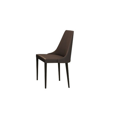 Chaise rembourrée en cuir