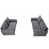Velours gris velours