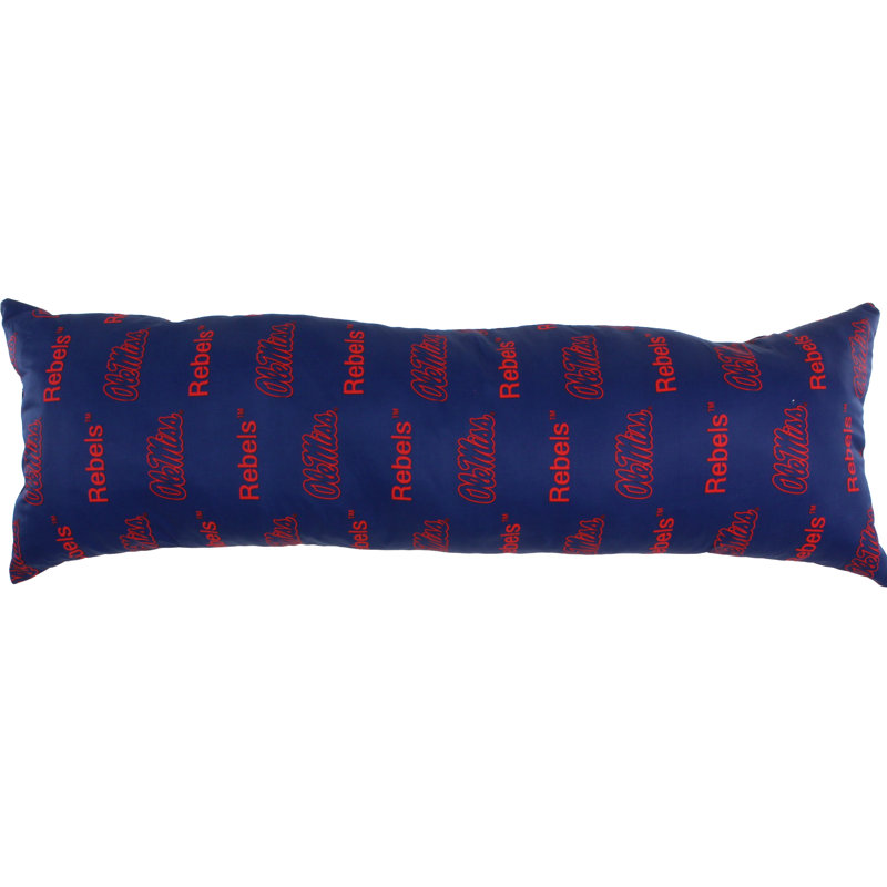 100% Cotton Lumbar Pillow, Mississippi Rebels