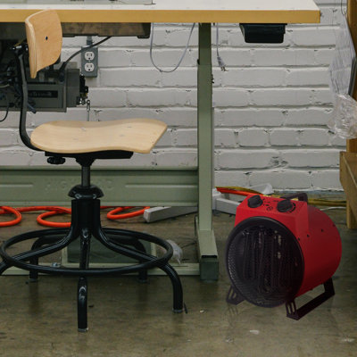 Igenix 3000W Industrial Fan Heater Red