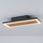 Rectangle Dimmable LED Semi Flush Mount
