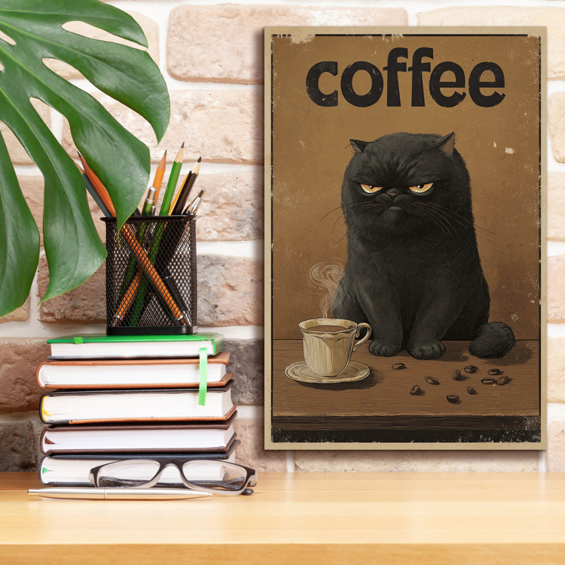  «Mornings Before Coffee» par Rich Monet, art mural sur toile, 12 po x 18 po, H 18 po x l 12 po