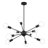Carvey 10 Light Dimmable Sputnik Sphere Chandelier Modern Farmhouse Chandelier, Kitchen Light Fixtures Pendant-835172659