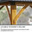 13 ft. W x 15 ft. D Outdoor Spruce Wood Gazebo with Galvanized Steel Hardtop-109242042