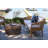 Dunkirk 4 Piece Sofa Seating Group with Sunbrella Cushions