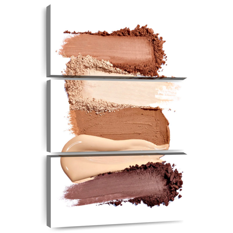 Maquillage crème et poudre, H 32 po x l 20 po